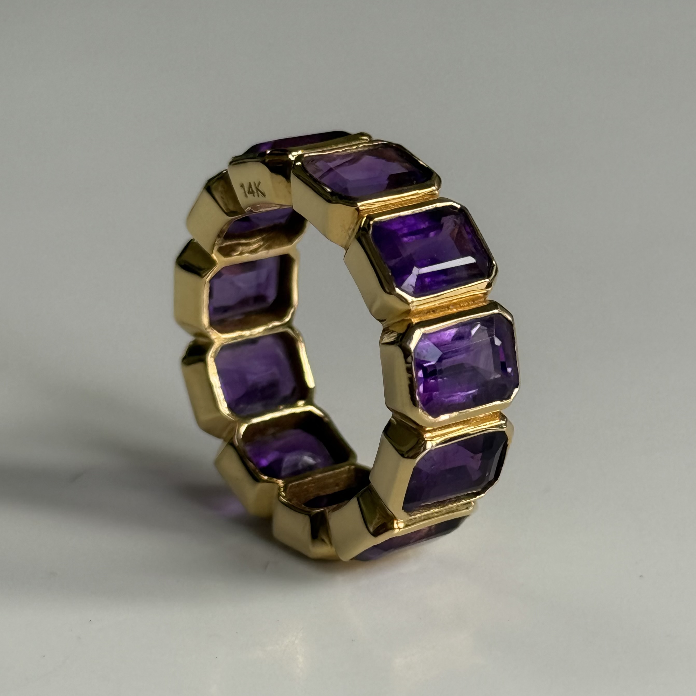 Amethyst Eternity Ring