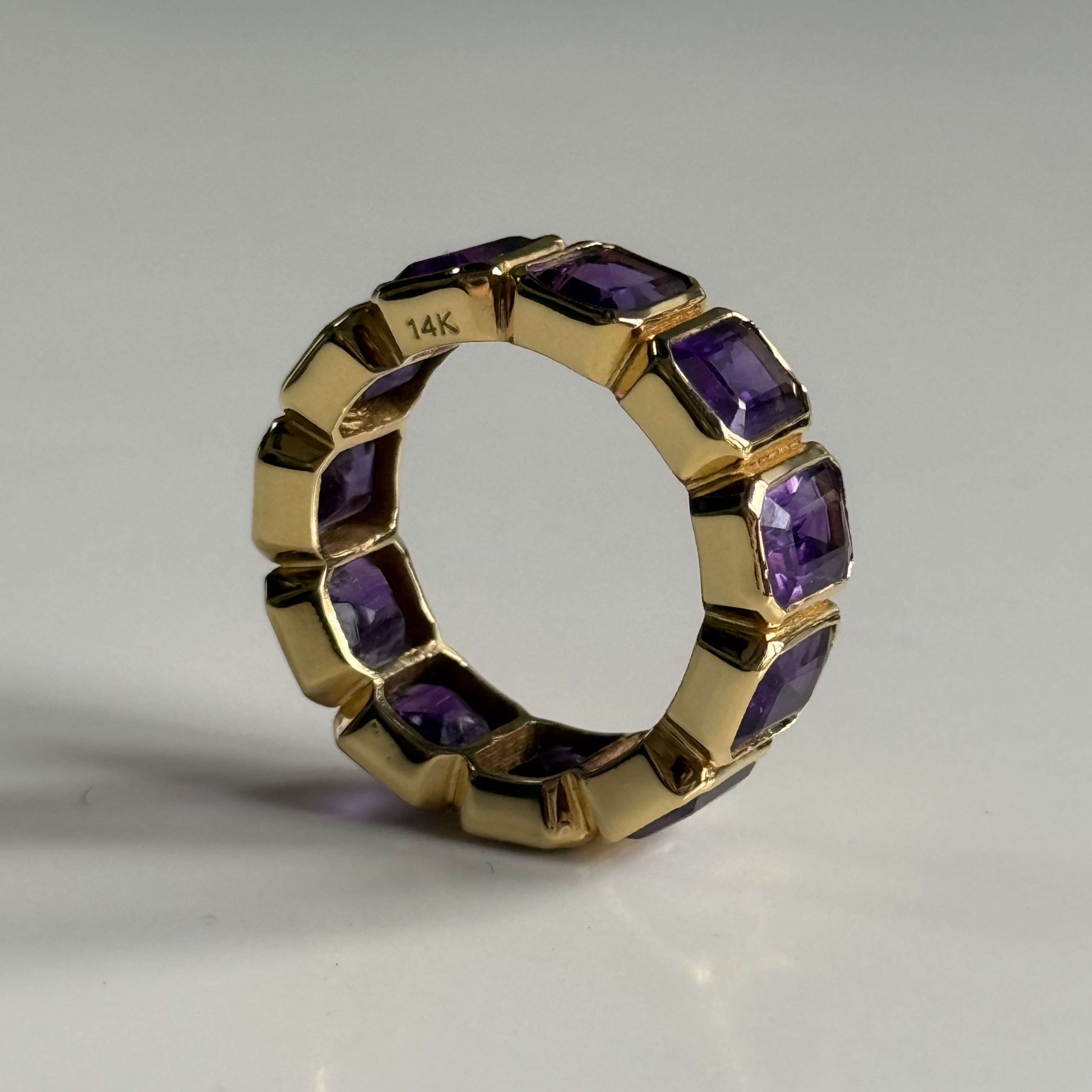Amethyst Eternity Ring